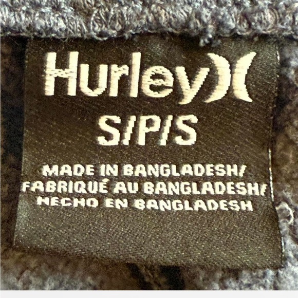 Men’s Blue Hurley Sweat Shorts Small - Picture 4 of 4